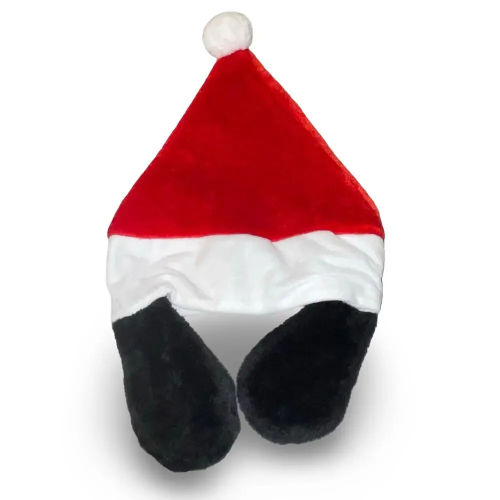 Peanuts Snoopy Christmas Stocking Hat Long Beanie Cap Holiday Pom Pom Adult